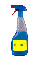 Image showing Intelligence spray isolated