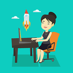 Image showing Business start up vector illustration.