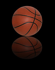 Image showing Basketball on black background