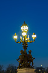 Image showing Bridge of the Alexandre III, Paris