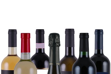 Image showing Wine bottles