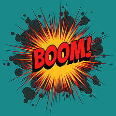 Image showing Boom comic book explosion