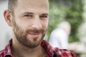 Image showing male portrait with beard