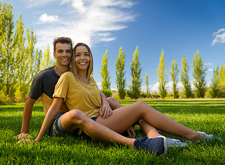 Image showing Young couple in love