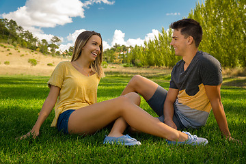 Image showing Young couple in love