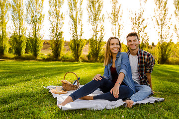 Image showing Just us and a picnic