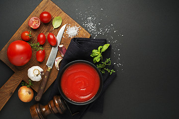 Image showing Soup tomato