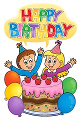 Image showing Happy birthday thematics image 2