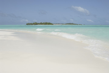 Image showing Desert Maldivian island