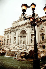 Image showing Trevi Fountain in Rome, Italy