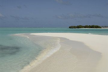 Image showing Desert Maldivian island