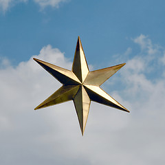 Image showing Gold star