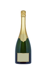 Image showing Champagne bottle