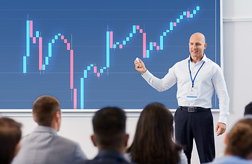 Image showing group of people at business conference or lecture