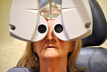 Image showing Eye exam.