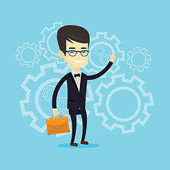 Image showing Successful business idea vector illustration.