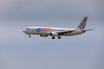 Image showing ARECIFE, SPAIN - APRIL, 16 2017: Boeing 737-800 of  with the reg