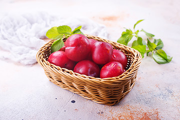 Image showing fresh plums