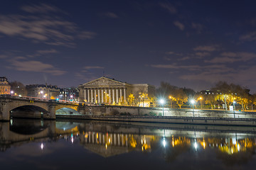 Image showing French National Assembly, Paris