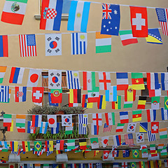 Image showing Flags Decoration