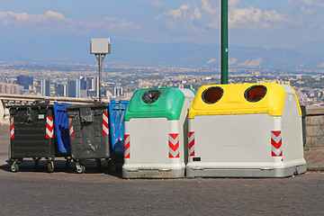 Image showing Recycling Containers