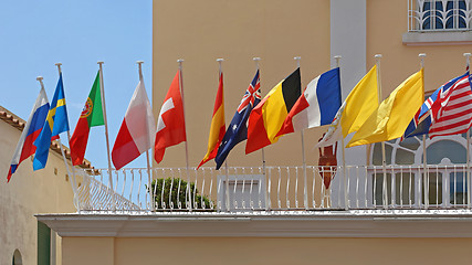 Image showing Hotel Flags