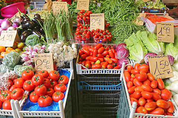 Image showing Vegetables Market Italy