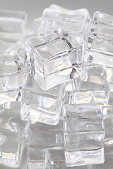 Image showing ice cubes background