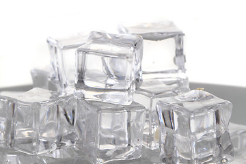 Image showing ice cubes background