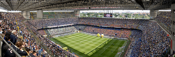 Image showing Meazza soccer stadium