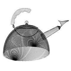 Image showing Teapot concept. 3d illustration