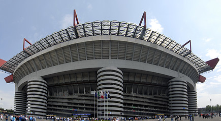 Image showing Meazza soccer stadium