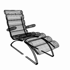 Image showing Medical chair for cosmetology. 3d illustration