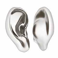 Image showing Ear model. 3d illustration