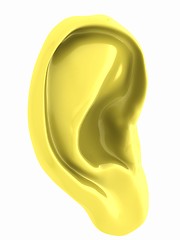 Image showing Ear model. 3d illustration