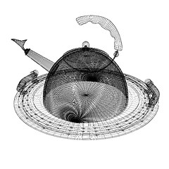 Image showing Teapot concept. 3d illustration