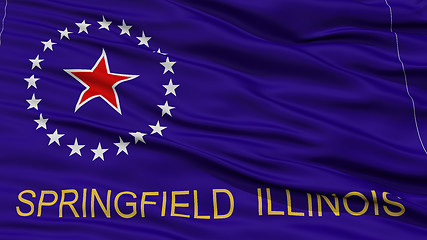 Image showing Closeup Springfield Flag