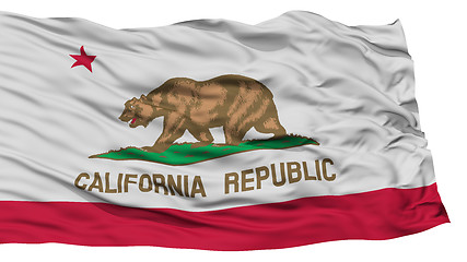 Image showing Isolated California Flag, USA state