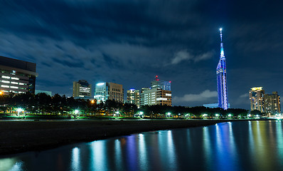 Image showing Fukuoka skyline