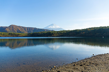 Image showing Fujisan in Saiko Lake