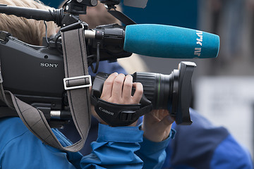 Image showing TV Reporter