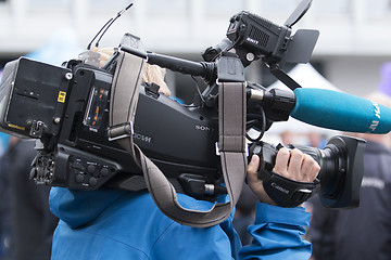 Image showing TV Reporter