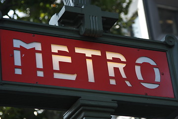 Image showing Metro in Paris