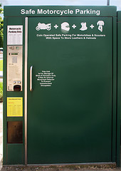 Image showing Motorcycle Parking Booth