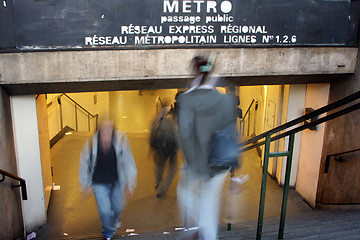 Image showing Metro in Paris