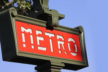 Image showing Metro in Paris