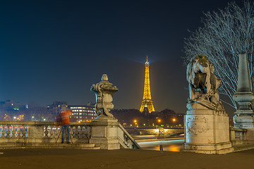 Image showing Bridge of the Alexandre III, Paris