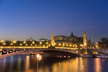 Image showing Bridge of the Alexandre III, Paris