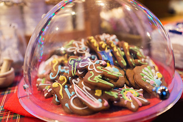 Image showing glazed christmas gingerbread