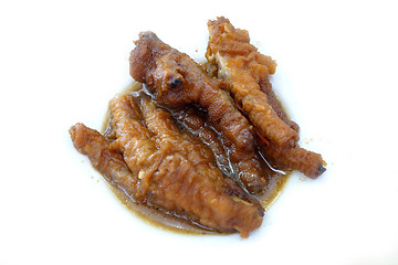 Image showing Steamed chicken feet dim sum